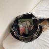 Новая Модная Женская Сумка с Верхней Ручкой Большой Вместимости Стильная и Универсальная Сумка для Поездок на Работу Повседневная и Простая Сумка через Плечо Камуфляжная Сумка-Тоут