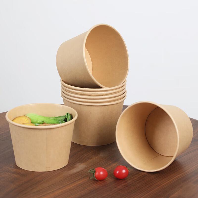 Fangcao Di Disposable Bamboo Fiber Paper Bowls