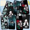 Case for Samsung Galaxy S25 S24 S23 iPhone 16 15 Xiaomi Redmi Note 14 13 12 16E X 11 Pro Max Moto Huawei Muichiro Tokito Nezuko Demon Slayer Tanjirou