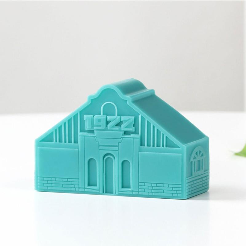 Геометрические здания Силиконовые формы для свечей Кофейные зерна Формы для изготовления мыла для эпоксидной смолы, мыла ручной работы, украшения дома