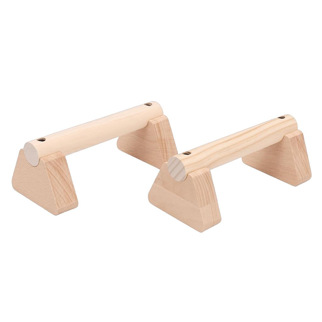 2 шт. Деревянные стойки для отжиманий из бука, деревянная балансировочная балка, тренажер для домашнего использования