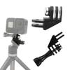 Для Gopro Hero 13 12 11 10 9 8 Крепление для вертикальной съемки Адаптер 90 градусов Регулировка Мультиконверсионный рычаг Для DJI OSMO Action 5 SJCAM