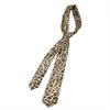 Women'S Retro Leopard Print Tie  Tie And Belt Dual Purpose Decoration