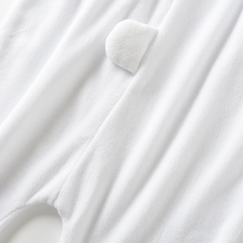 Polar Bear Onesies For Adults Fleece Unisex Pajamas For Halloween Christmas Cosplay Costume