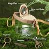 1 Set Critter Catcher Kit with Viewer Box Telescopic Net Binoculars Clip Tweezers Magnifying Glass Whistle Kids