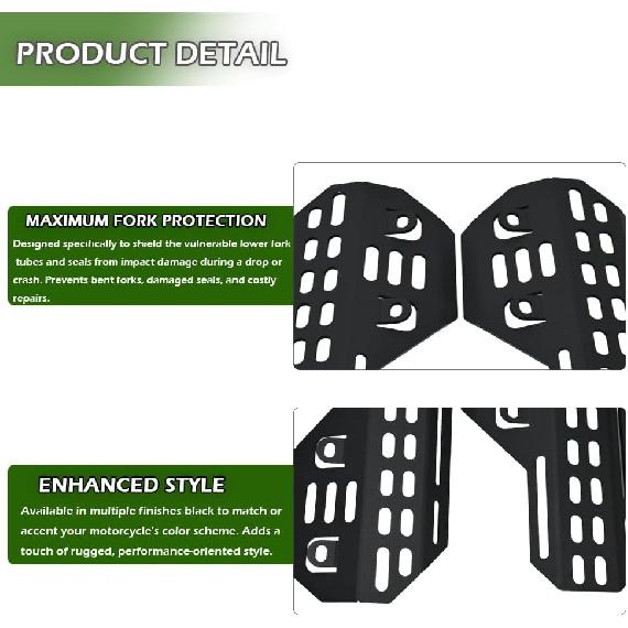 Motorcycle Front Fork Shock Absorber Guard Protective Cover Competible with KLR650 KLR 650 15-25 KLR1000 KLR 650 1000 2015-2023 2022 2021 Accessories