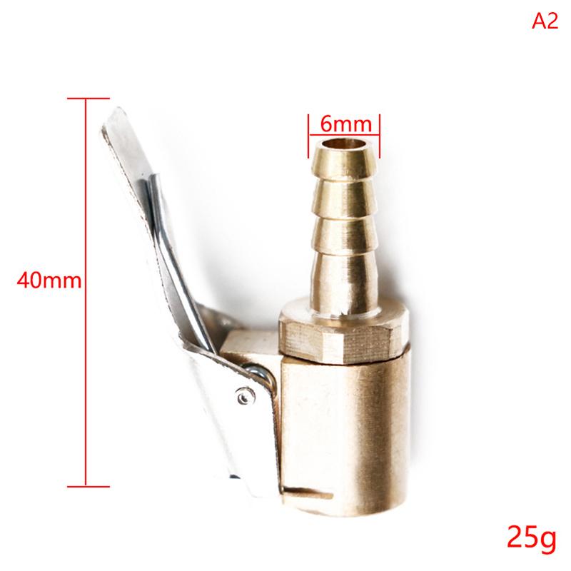 Горячий автомобильный латунный 8 мм соединительный адаптер автомобильный шинный воздушный патрон насос клапан зажим зажим аксессуары для компрессора