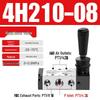 Pneumatic Hand Lever Valve 4R210 4H210-08, Cylinder Directional Control Valve 4H310 4R410, Manual Pneumatically-Controlled Valve.