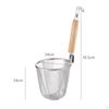 Deep Fry Basket Fine Sieve Pasta Noodle Strainer for Vegetable Rinsing