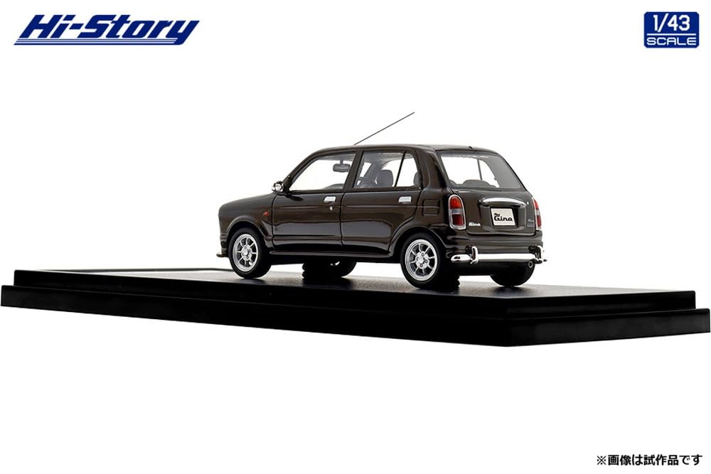 Inter Allied Hi Story 1/43 Daihatsu Mira Gino 5-Door (2000) Deep Brown Mica Finished Model