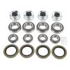4 Set Trailer Wheel Hub Kit 25520 15123 245 Bearings 21333TB 10 10 22333TB 10 36 Seal Cotter Pin Fit 5200 6000lb Axles