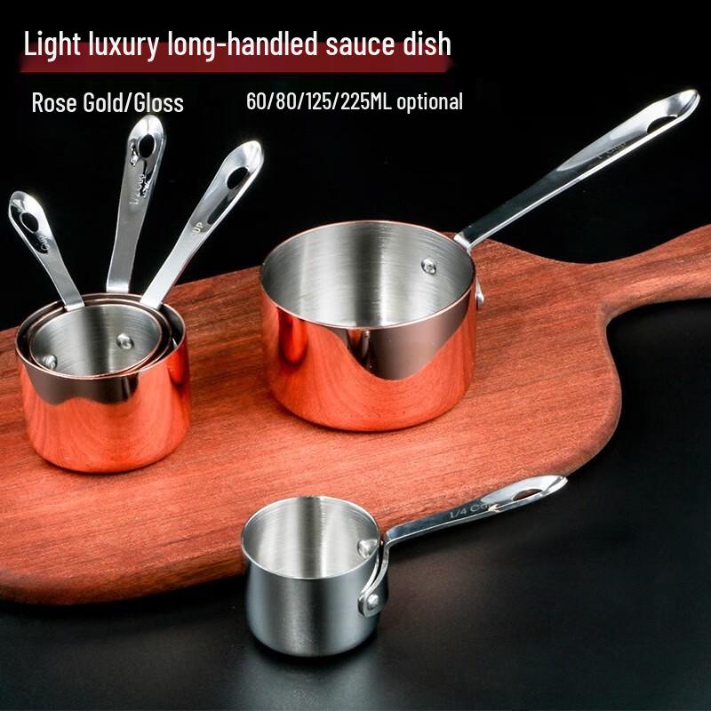 Rose Gold Stainless Steel Sauce Dish