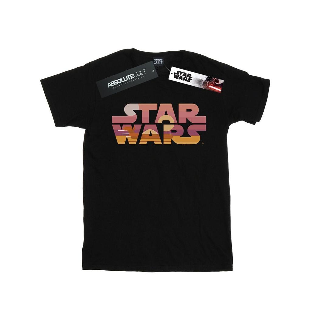 Star Wars Mens Tatooine Suns Logo T-Shirt