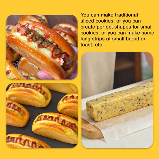 Pork Chop Bun Mold Non-stick U-shaped Bread Mold Carbon Steel Heat-resistant Biscuit Mold for Oven Use Home Baking Enthusiasts