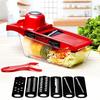 Vegetable Cutter with Steel Blade Mandoline Slicer Potato Peeler Carrot Cheese Grater Vegetable Slicer Kitchen Gadgets