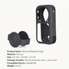Silicone Case Lens Cap for Insta161 X6 Shockproof Protective Cover Anti Scratch Dustproof Full Body Action Camera Vlog Accessory