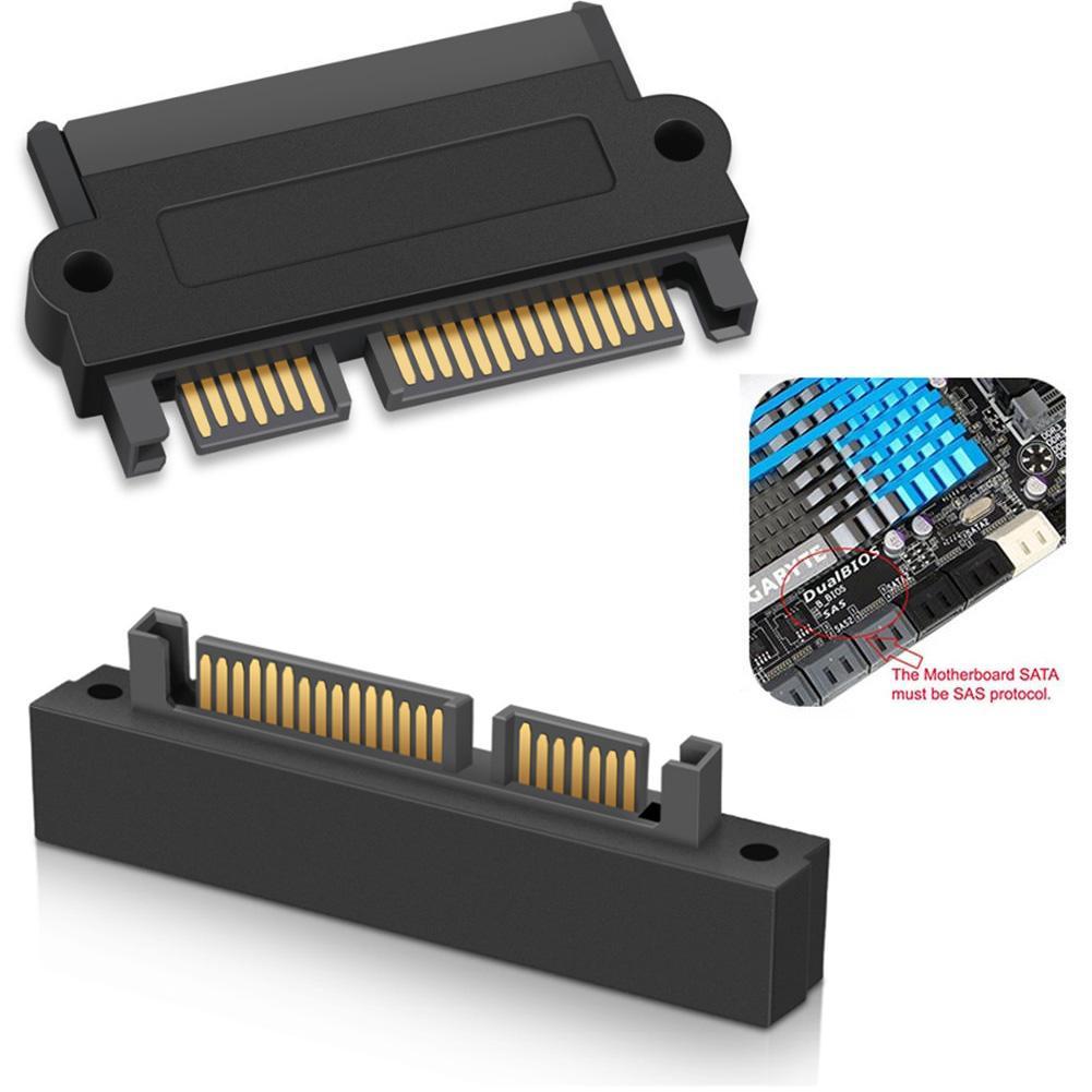 Карта-адаптер порта SATA 7+15Pin папа-мама Прямая/Под углом 90 градусов для SATA HDD SSD 22Pin папа-мама Кабель питания и данных SATA
