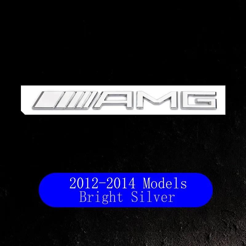 DHP3  New 2025 Hot AMG Logo Car Tail Trunk Auto Emblem Sticker Accessories For Mercedes Benz Brabus Smart Maybach W204 GLC CLA W205 W2