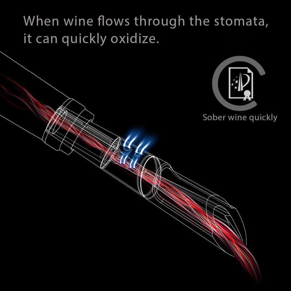 Винный декантер AIKARO с аэратором для красного вина