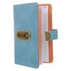 Compact Password Keeper Book with Lock 6.88x4.32in Sturdy PU Material Book Safe Storage Box for Passwords Cash Coins Budget