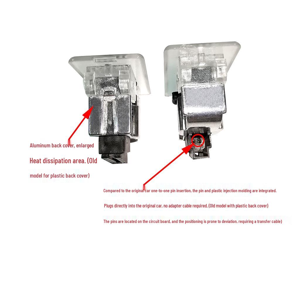 Проекционный приветственный свет для двери автомобиля Tesla Model 3 с функцией Plug-and-Play - Не требуется проводка
