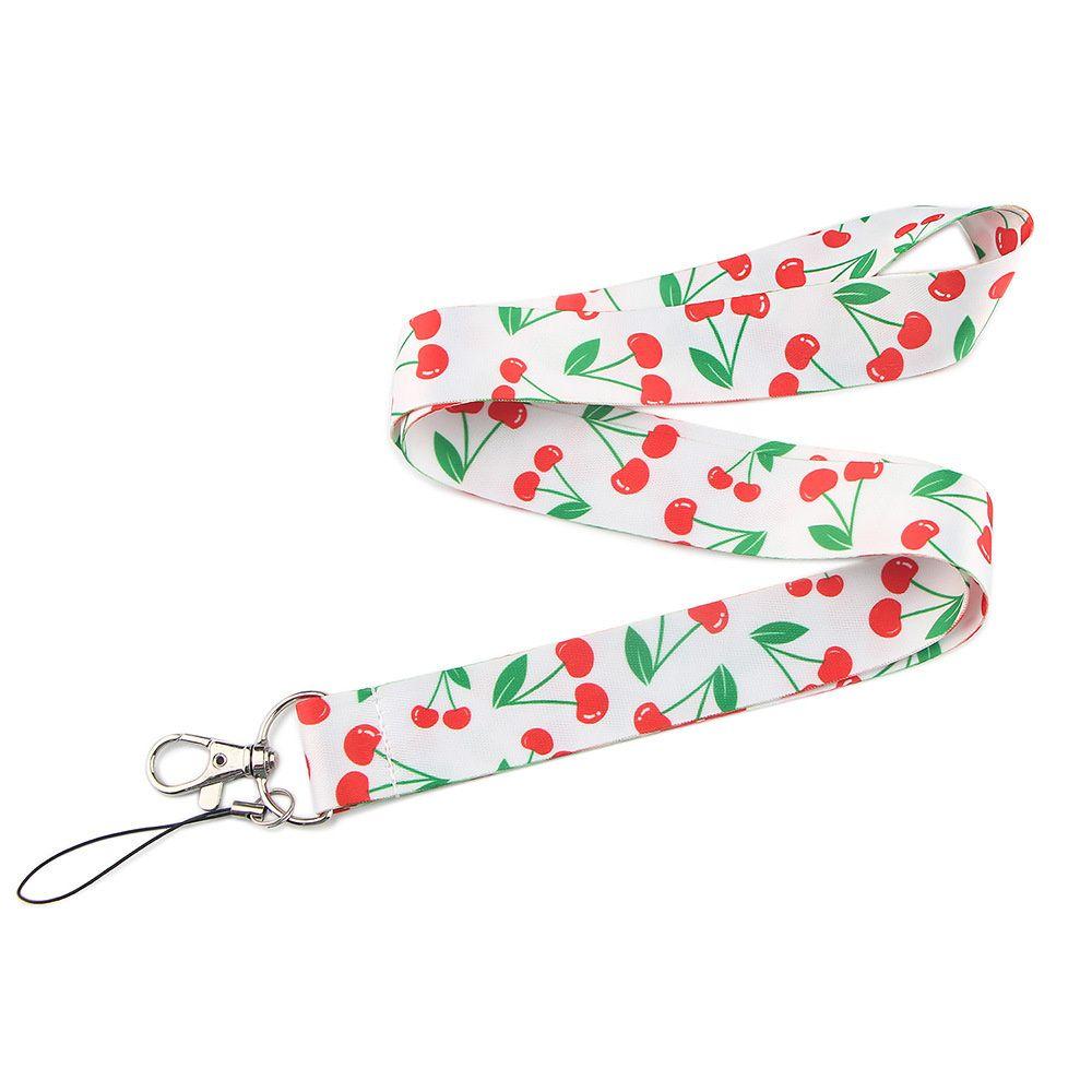 Ribbon Mobile Phone Strap Cheery Avocado Strap Phone Hang Rope Phone Lanyard Cartoon Fruits Lanyard
