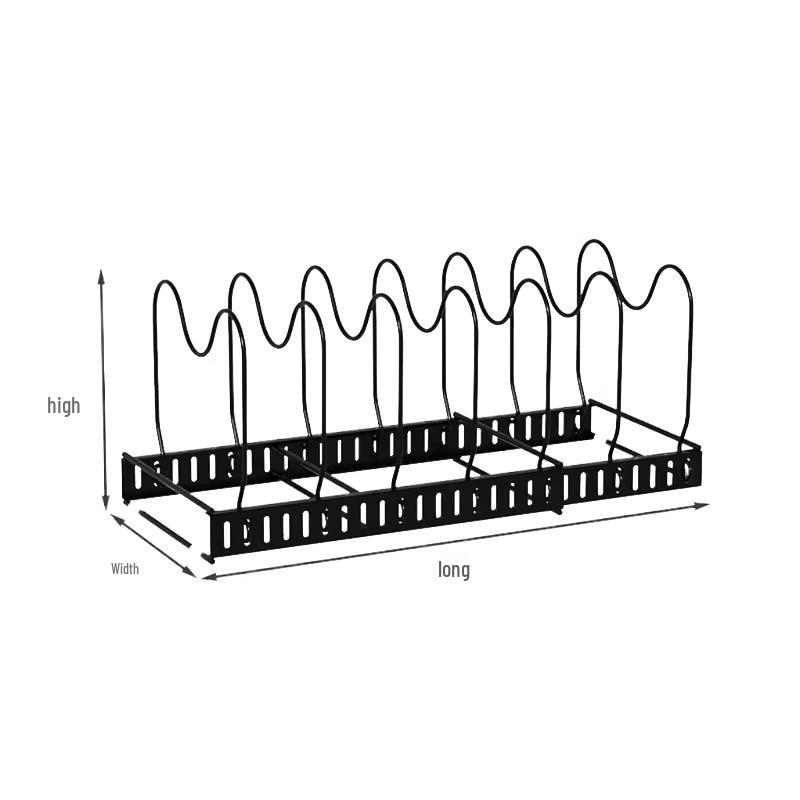 LETSFIND Retractable Pot Lid & Divider Rack