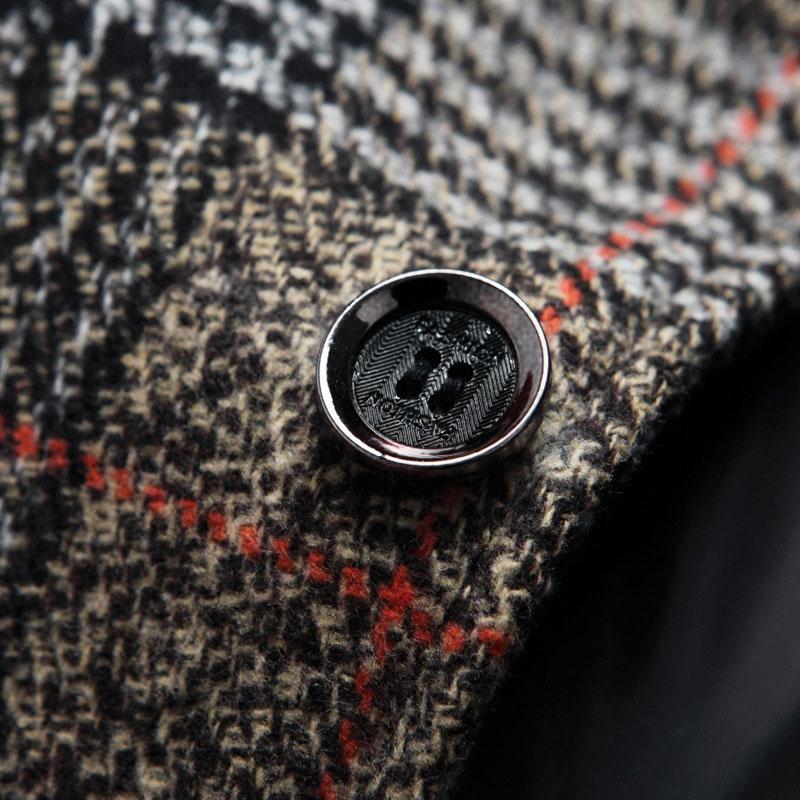 Classic Plaid Spring Autumn Blazer for Men Clothing Fashion Menss Suit Jacket Men Coat Costume Jackets Manteau Homme Jackets