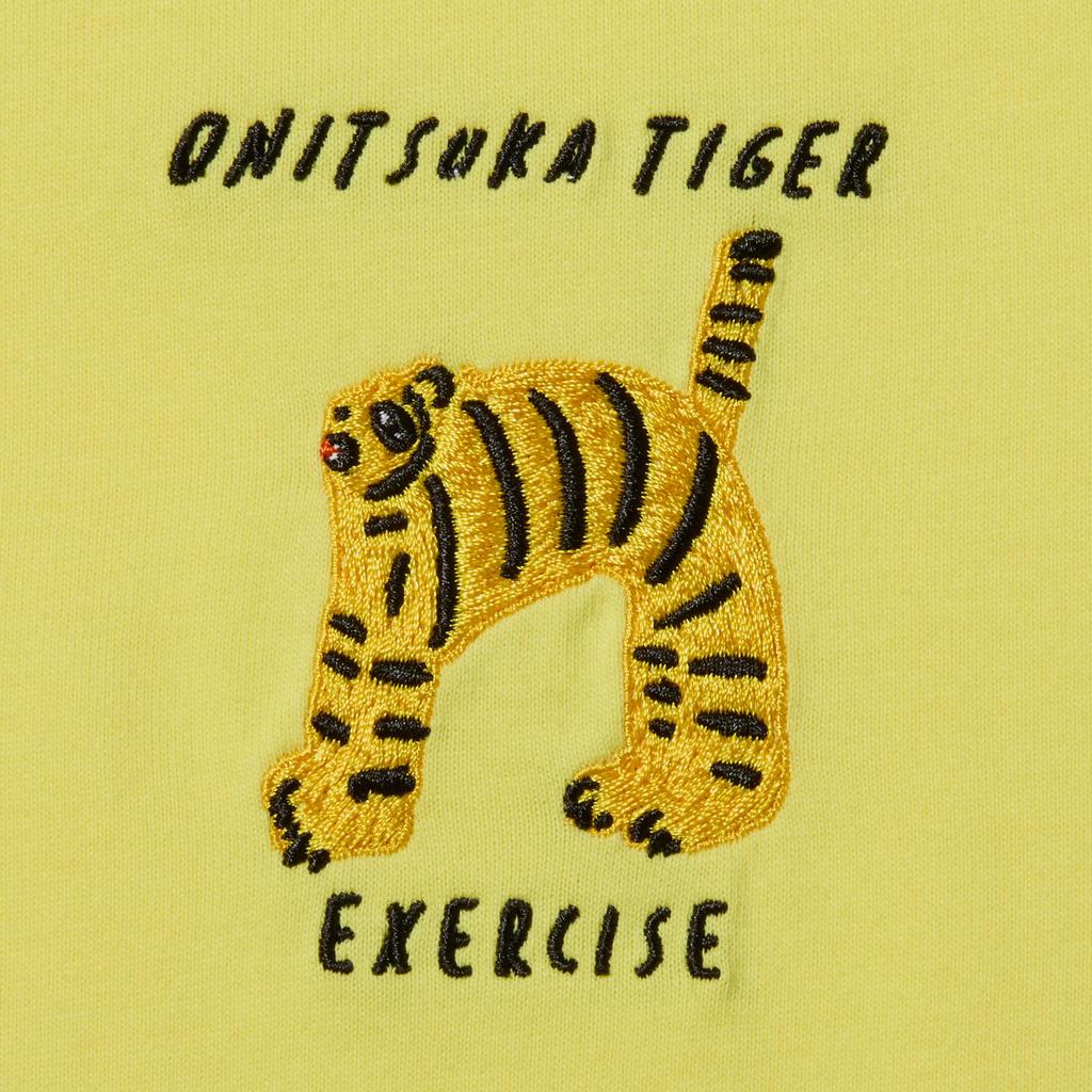 ONITSUKA TIGER Графичная Приятная к коже Модная Универсальная Футболка Унисекс Топы 2183B539_750