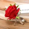 4PCS Boutonniere for Men Corsage and Boutonniere Set Corsage Wristlet for Prom Decor Wedding Flowers Accessories Party Suit Decoration