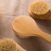 Bamboo Bristle Bath Shower Brush Body Back Massage Scrubber Skin Cleaning Tool