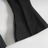 Di*Su Solid Color Slim Fit Trumpet Casual Pants