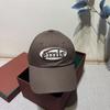 Новая мис корейский модный бренд наклейка на кепку бейсболка мужская и женская вышивка стираная старая нишевая кепка