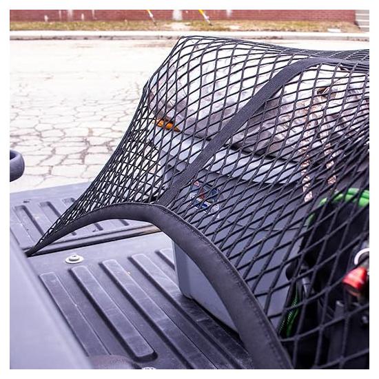 Highly elastic cargo net, simple truck bed cargo net storage rack, suitable for daily light trucks, 4'x4' can be stretched to 7'x7' (single layer)
