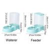 Durable Pet Accessories Dog Food Bowl Dog Automatic Feeder Pet Water Dispenser Cat Drinking Bowl
