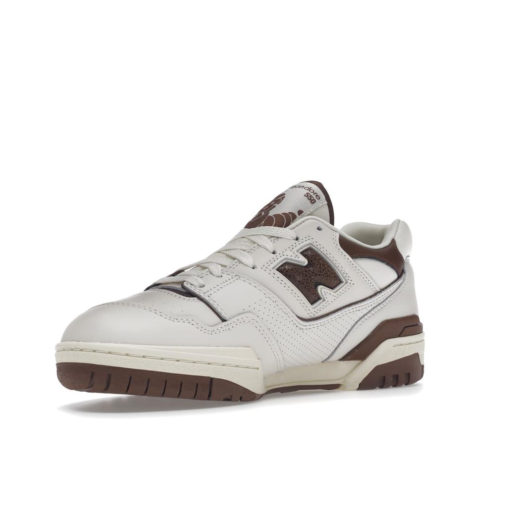 Aimé Leon Dore x New Balance 550 Коричневые Унисекс Кроссовки Белые BB550AB1