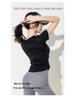 Women's Quick-Dry Slimming Yoga T-Shirt - Breathable Short Sleeve Running & Fitness Top