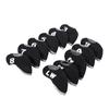 11PCS Golf Club Covers RH for Callaway Iron Headcovers Black 3-LW Protector