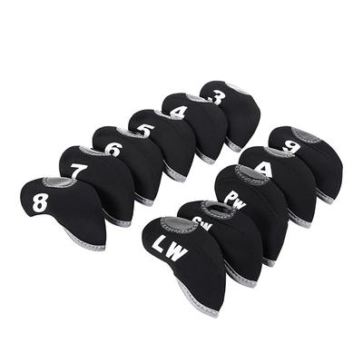 11 шт. Чехлы для гольф-клубов RH для Callaway Iron Headcovers Черный 3-LW Защитник