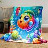 Colorful Ocean Friends print blanket soft and cozy perfect for the living room bed sofa or a nap,gift