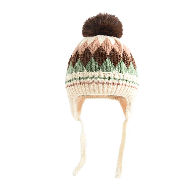 Children's Knitted Hat and Neck Cover Set