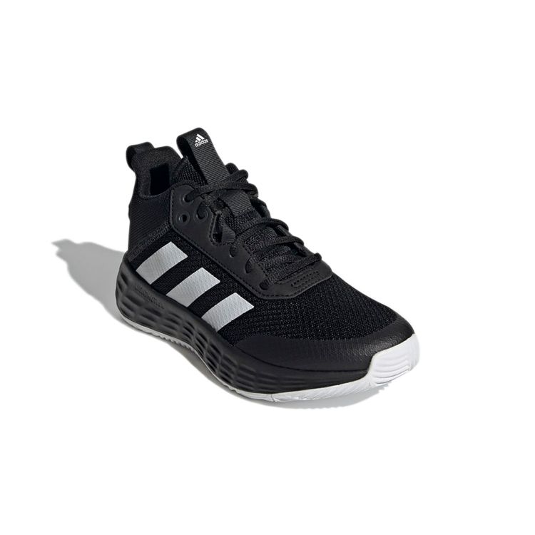 adidas Own The Game 2.0 J Черно-белые детские кроссовки Core-Black Cloud-White Carbon H01558
