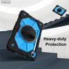 For Samsung Tab S10 FE 10.9 SM-X520 X510 S7 S8 S9 Plus 12.4 inch SM-X610 X820 Stand Strap Shockproof Tablet Case Rugged Funda