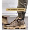 Мужская рабочая защитная обувь, устойчивая к проколам и ударам, со стальным носком, неразрушаемые рабочие кроссовки, защитные защитные ботинки