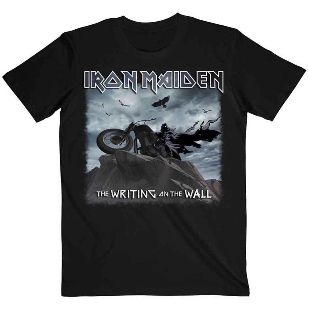 Официальная обложка футболки унисекс Iron Maiden Writing On The Wall-