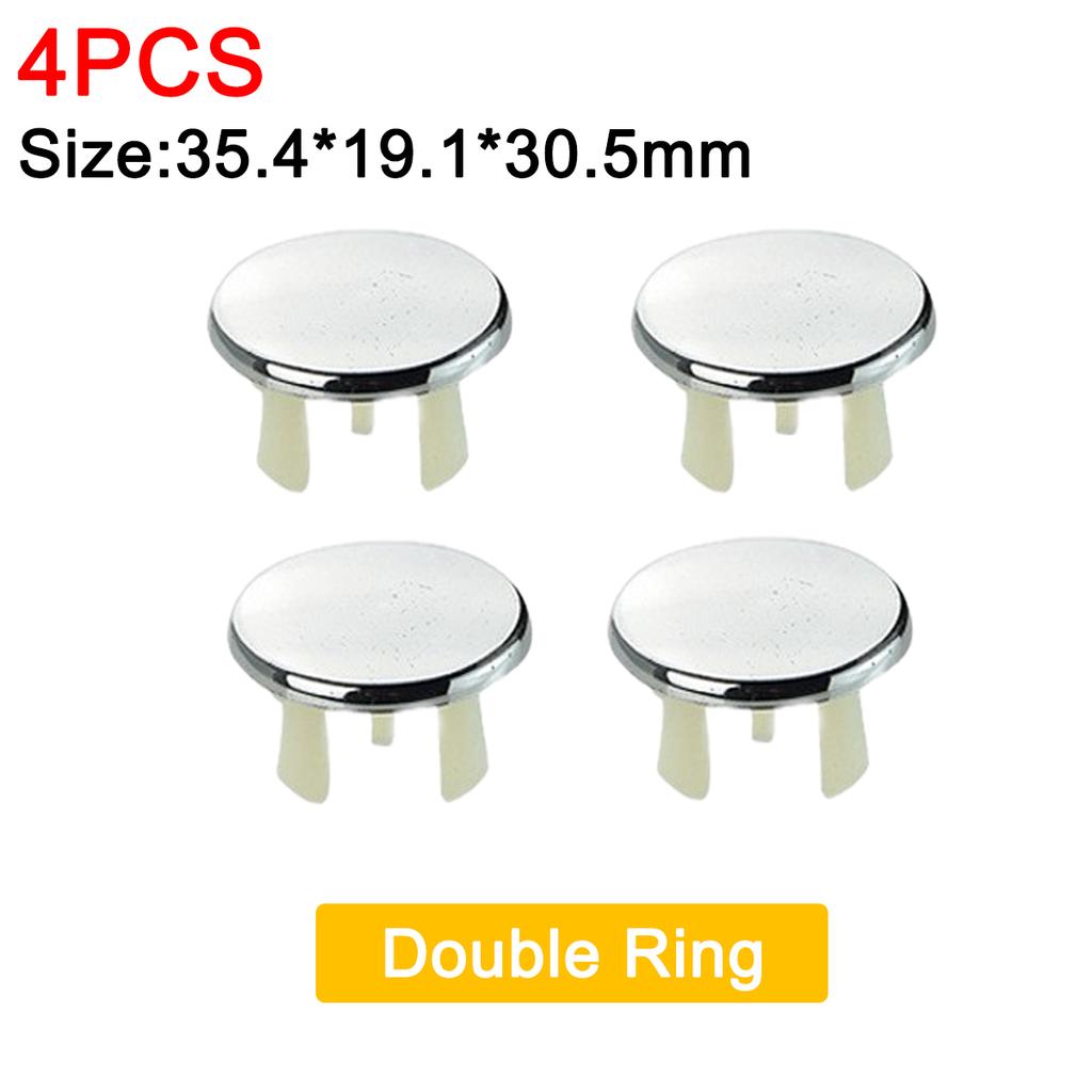 2/4 шт., круглая крышка для раковины, кран для раковины, отделка отверстий, полое кольцо для раковины, украшение для кухни, ванной комнаты, принадлежности