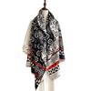 2024 Autumn/Winter New Imitation Cashmere Exterior Warm Office Versatile Extended Thick Scarf Air Conditioning Room Shawl for Women