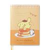 Sanrio B6 Diary Pompompurin 2025 Planner October with Schedule Stickers and 456331 (Block Type) (Starts 2024) Bookmark,
