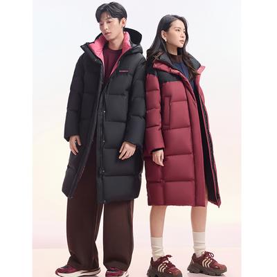 Зимняя длинная куртка с капюшоном для мужчин и женщин, с хлопковой подкладкой, спортивная стеганая куртка для пары.