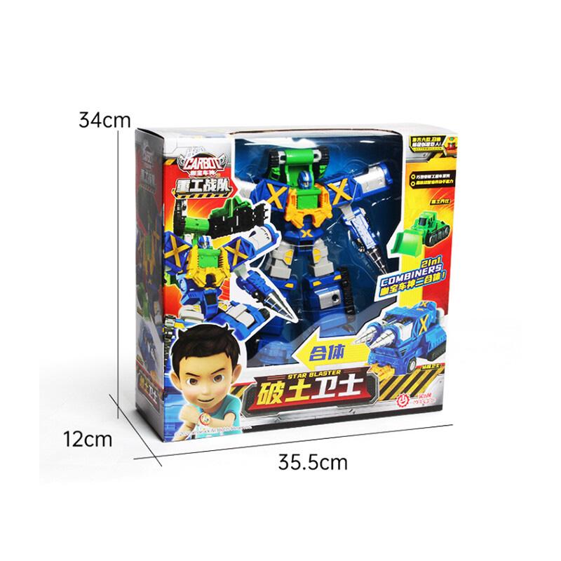 2 В 1 Робот-трансформер Carbot в Машину Игрушки Фигурки Трансформирующаяся Машина Инженерный Грузовик Транспортное средство Игрушка